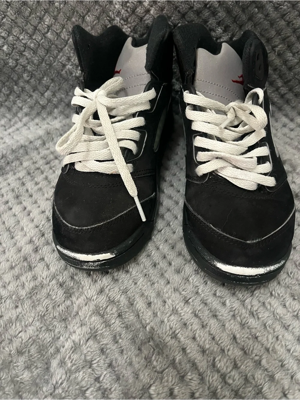✨ Nike Air Jordan 5 Retro GS Black Metallic Reimagined sneakers
